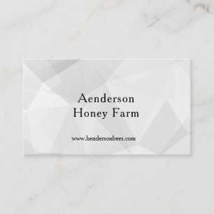 Carte de visite de la ferme apicole Vintage Honey 