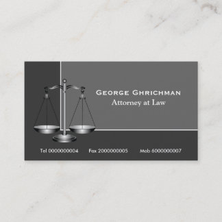 Carte de visite de la justice