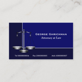 Carte de visite de la justice