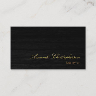 Carte de visite de la liste d'attente des cheveux