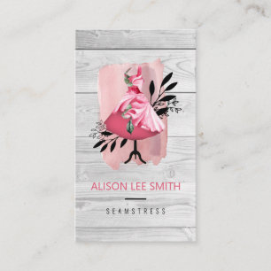 Carte de visite de la machine à café cousu main