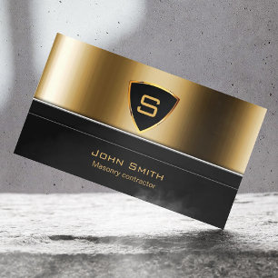 Carte de visite de la maçonnerie Royal Gold Shield