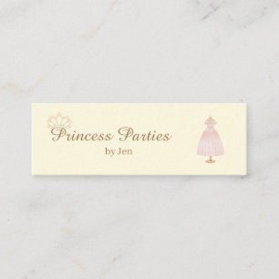 Carte de visite de la Mini Princess