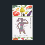 Carte de visite de la nutrition<br><div class="desc">Cartes de visite d'un mode de vie sain moderne avec une gamme d'aliments sains, votre logo et votre nom ou entreprise. Ajoutez vos coordonnées complètes à l'arrière. Un choix unique et sophistiqué pour une entreprise de santé et de bien-être, des consultants en nutrition, des chefs personnels, des entraîneurs de fitness,...</div>