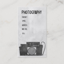 Carte de visite de la photographie