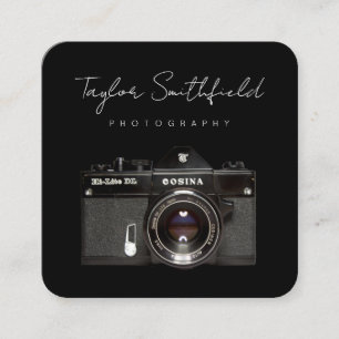 Carte de visite de la photographie de caméra de fi