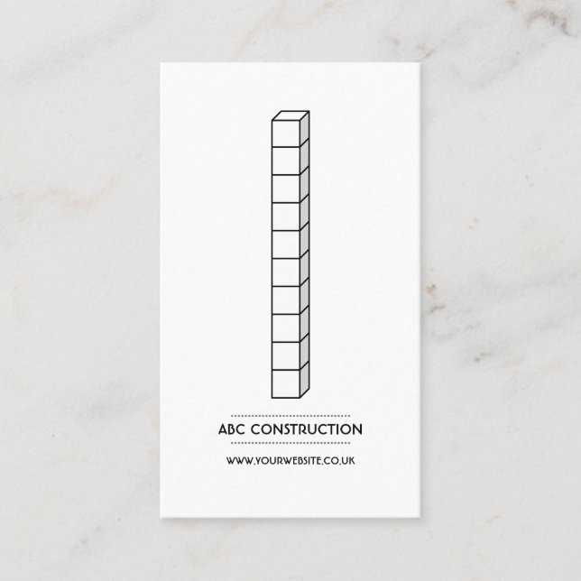 Carte de visite de la société de construction v2 (Devant)