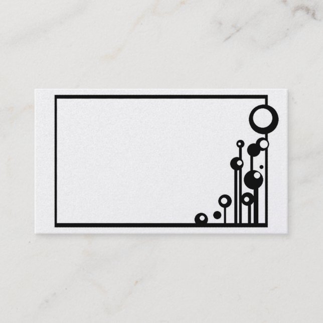 Carte de visite "de la vie de platine" (Devant)