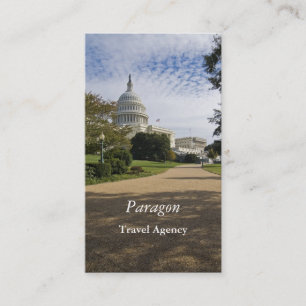 Carte de visite de l'agence de voyage