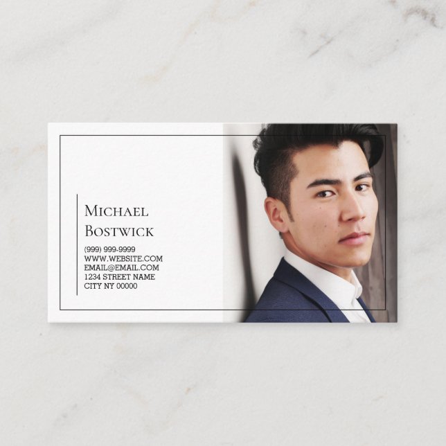 Carte de visite de l'agent immobilier de Modern Re (Devant)
