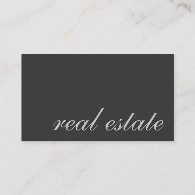 Carte de visite de l'agent Script Grey Manager élé (Devant)