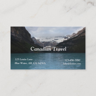 Carte de visite de Lake Louise
