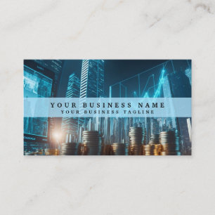 Carte de visite de l'analyste financier