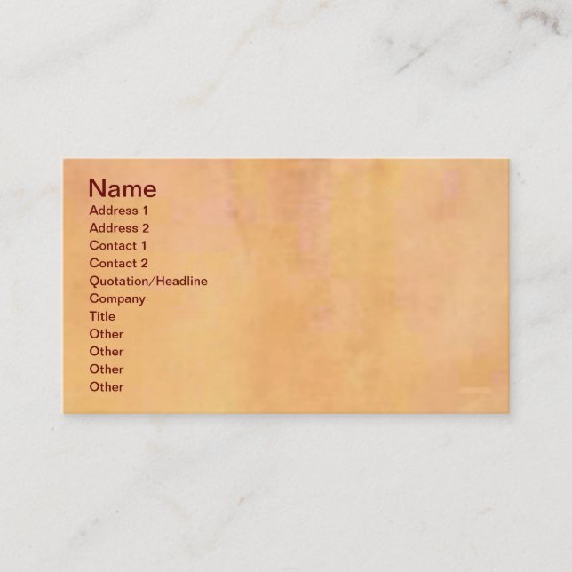 Carte de visite de lavage antique (Devant)