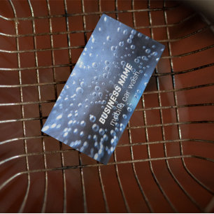 Carte de visite de lavage de voiture mobile