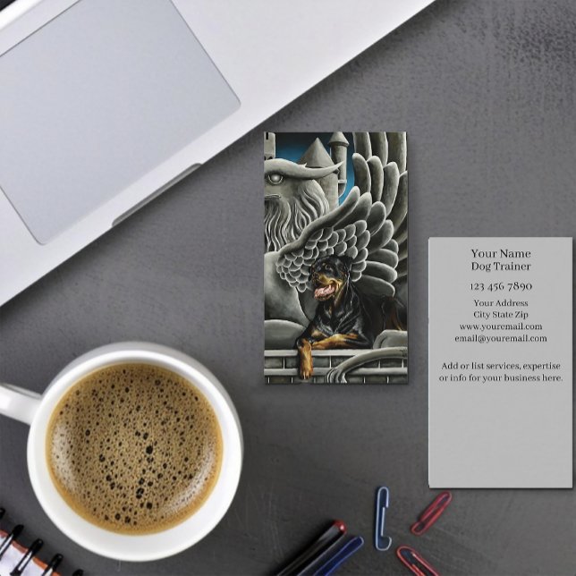 Carte de visite de l'entraîneur de chiens (Créateur téléchargé)