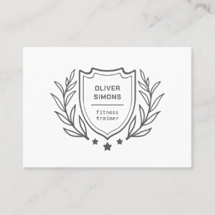 Carte de visite de l'entraîneur Fitness