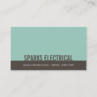 CARTE DE VISITE de l'entreprise :: bold block 9L