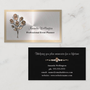Carte de visite de l'entreprise Silver & Gold Flor