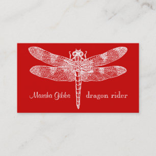 Carte de visite de libellule