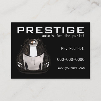 Carte de visite de l'industrie #9 automotrice