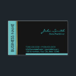 Carte de visite de l'infirmière turquoise<br><div class="desc">Carte de visite de praticien des infirmières turquoises à la frontière.</div>