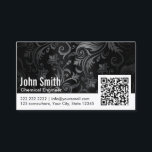 Carte de visite de l'ingénieur chimique du code QR<br><div class="desc">Carte de visite de l'ingénieur chimique de code QR de l'ornement.</div>