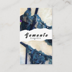 Carte de visite de lingerie