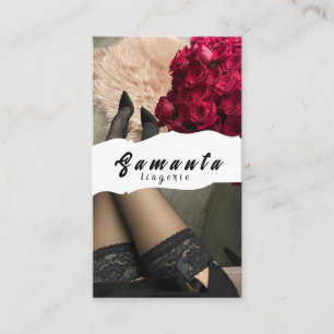 Carte de visite de lingerie