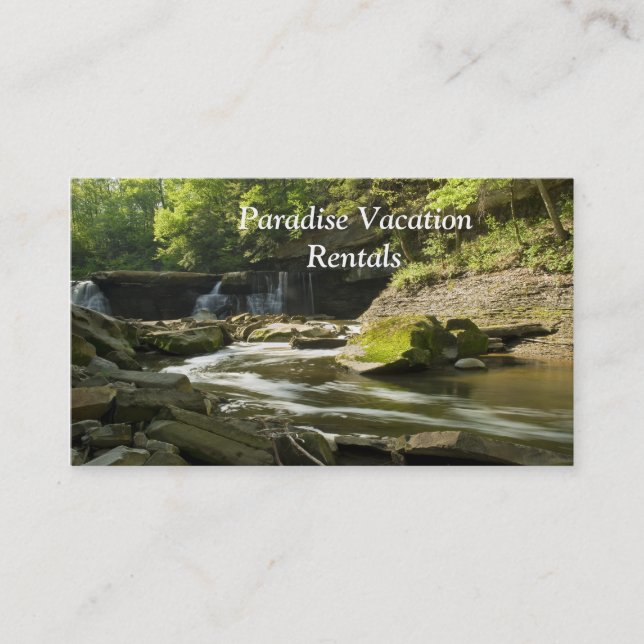 Carte de visite de location vacances (Devant)
