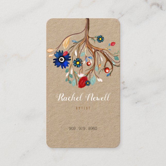 CARTE DE VISITE DE LOGO FACEBOOK ET ETSY FACEBOOK (Devant)