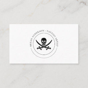Carte de visite de logo Pirate