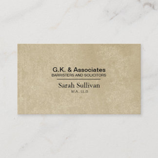 Carte de visite de loi - mandataire simple