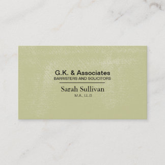 Carte de visite de loi - mandataire simple