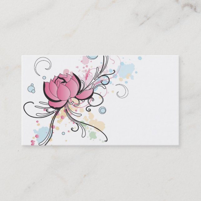 carte de visite de lotus (Devant)