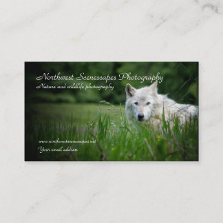 Carte de visite de loup