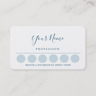 Carte de visite de loyauté