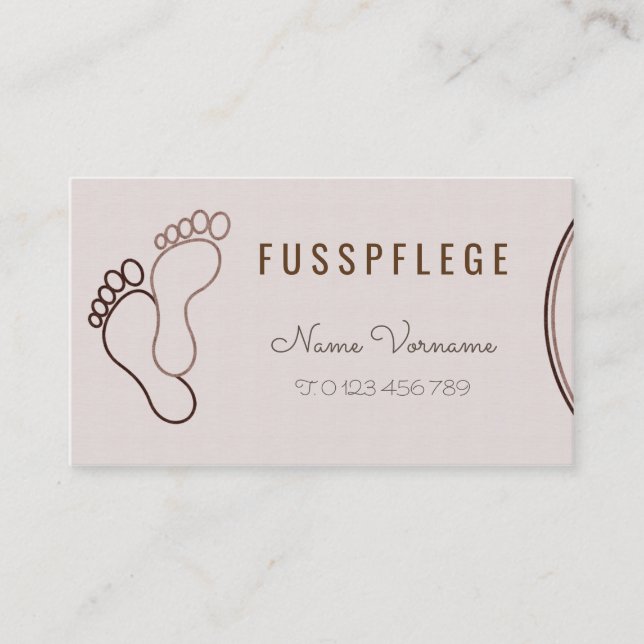 Carte De Visite de l'UE (Devant)