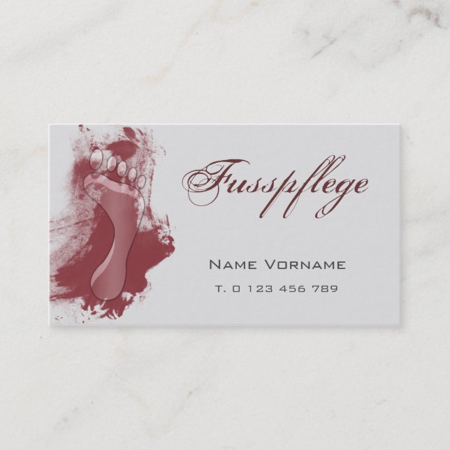 Carte De Visite de l'UE (Devant)