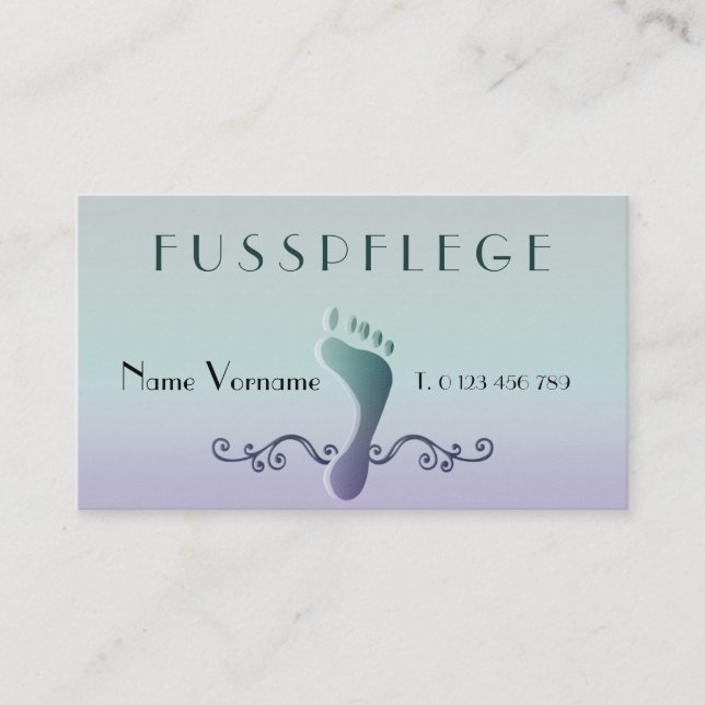 Carte De Visite de l'UE (Devant)