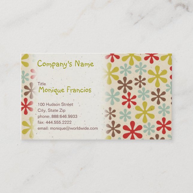 Carte de visite de Lulu (Devant)