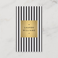 de luxe avec rayures noires en blanches et boîte d