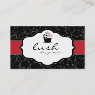 Carte de visite de luxe de petit gâteau