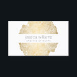 Carte De Visite de luxe pour cosmétologue effet bois<br><div class="desc">Un motif de bague en or faux arbre est combiné avec votre nom ou votre nom commercial pour une esthétique élégante sur ce modèle de carte de visite de cosmétologue. La nature organique de l'anneau d'arbre crée une œuvre d'art intrigante et inattendue pour aider à distinguer votre marque. Cette carte...</div>