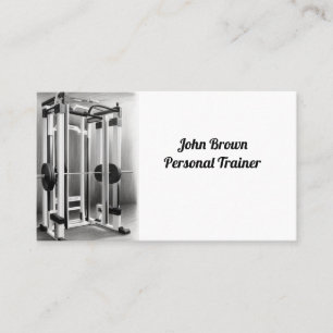 Carte de visite de machines droites