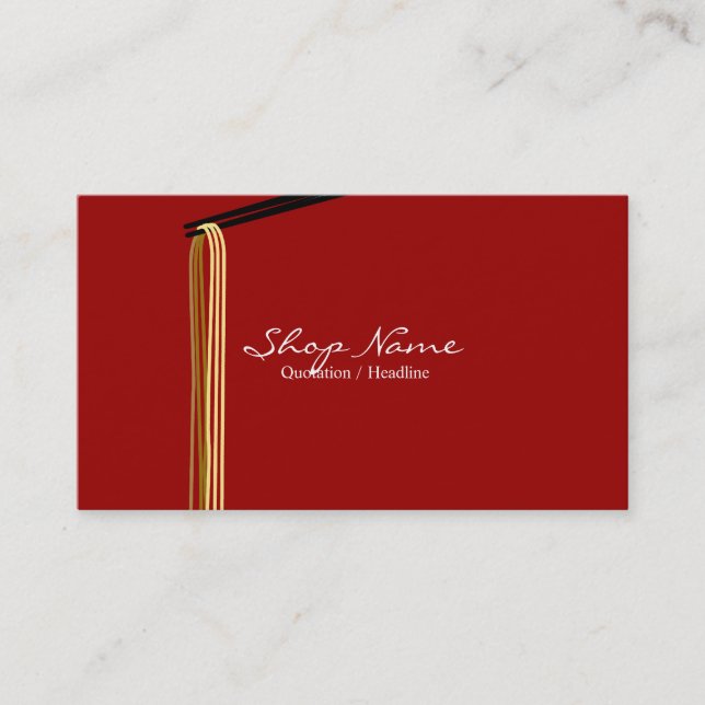 Carte de visite de magasin de nouille (Devant)