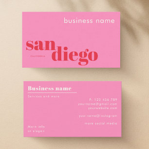 Carte de visite de magasin d'entreprise de San Die