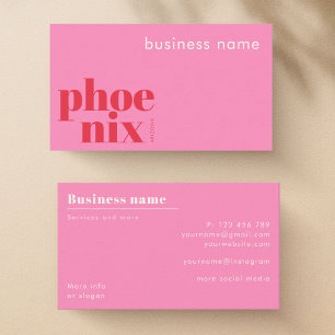 Carte de visite de magasin d'entreprise Phoenix Ar
