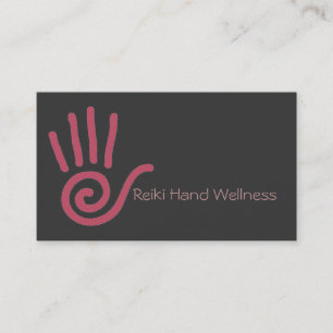 Carte de visite de main de Reiki