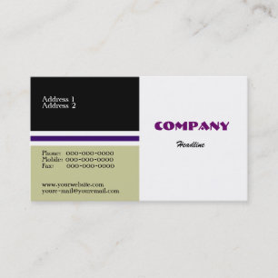 Carte de visite de manager